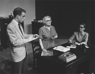 production photo from "The Solid Gold Cadillac"
