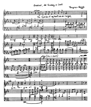 Gradual for the Second Sunday in Lent