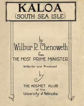 Kaloa (South Sea Isle)