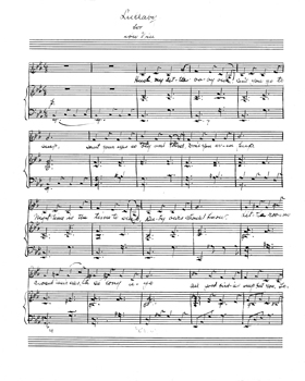 Lullaby for Low Voice