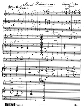 Menuet Bohemienne