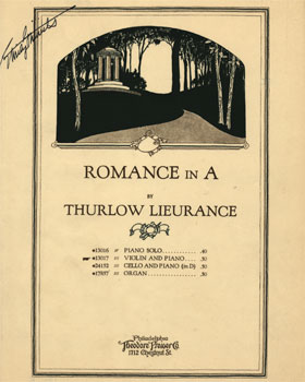 Romance in A: violin and piano