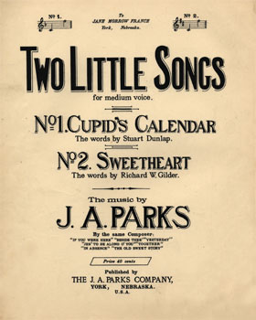 Two Little Songs: for medium voice