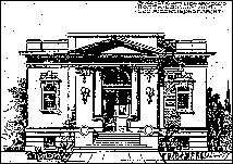 Architectural drawing of the Northeast Branch Library