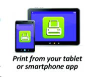 Print from your tablet or smartphone app